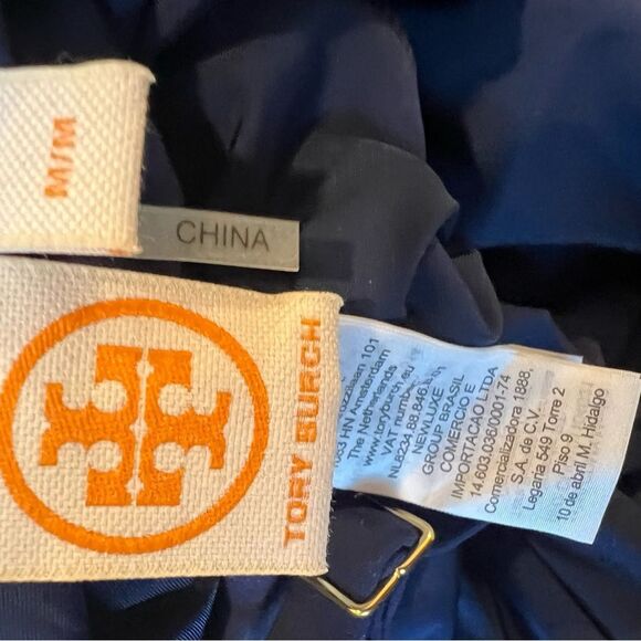 TORY BURCH LIPSI CONTRAST-TRIM ONE-PIECE BEST UNDERWIRE SWIMSUIT Size Medium - Picture 10 of 10